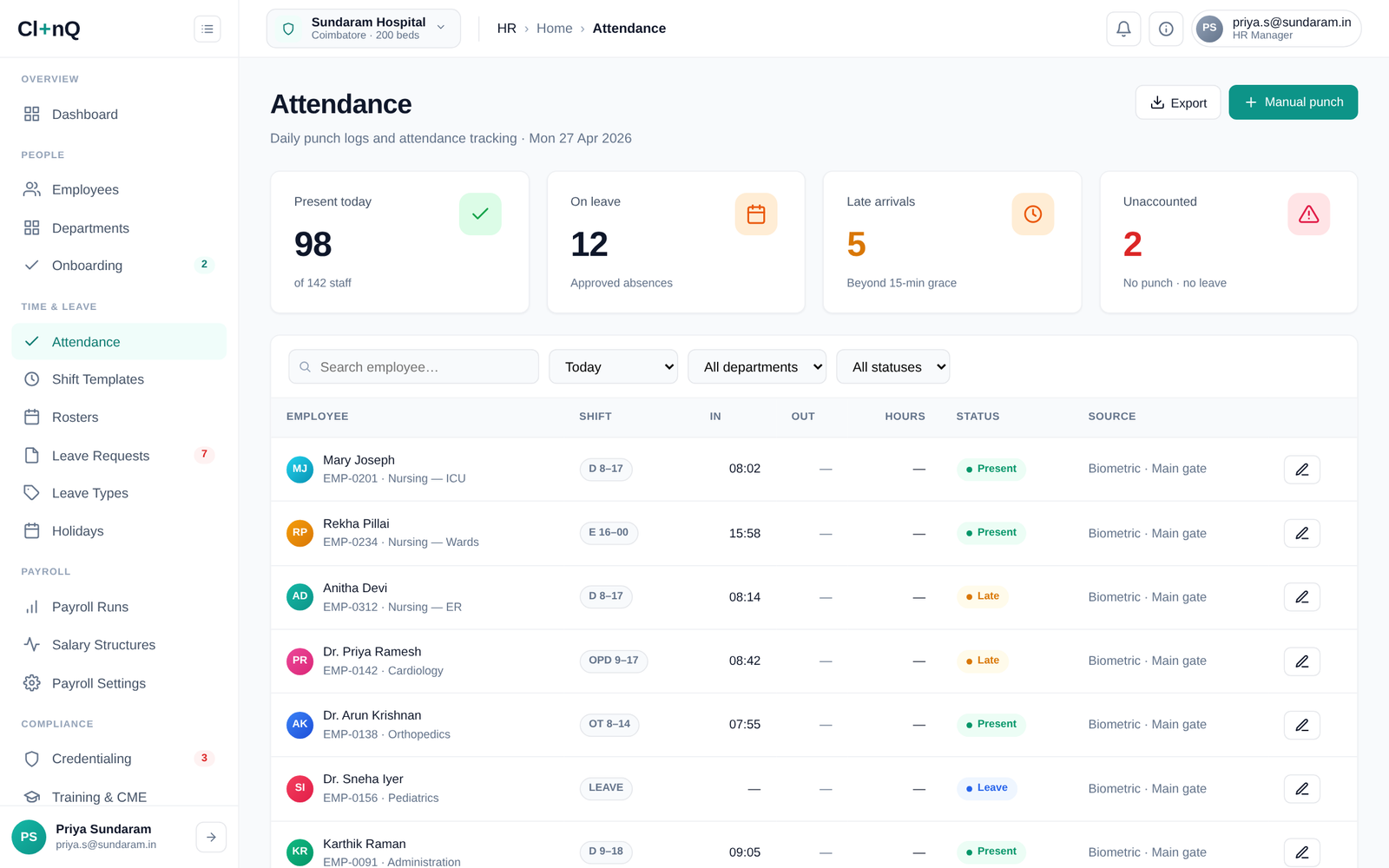 HR & Payroll screenshot